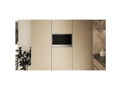WHIRLPOOL WMN461BXF — Microondas integrable, 750 W, Negro, 22 l, Acero inoxidable