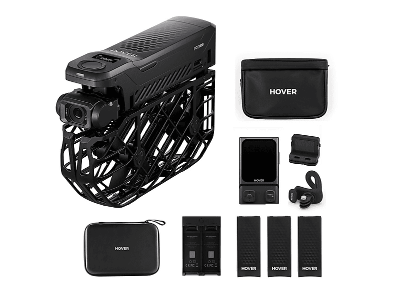 HOVERAIR X1 CYCLING SET PRO — Drone, 12 megapixel, 16 min, NEGRO