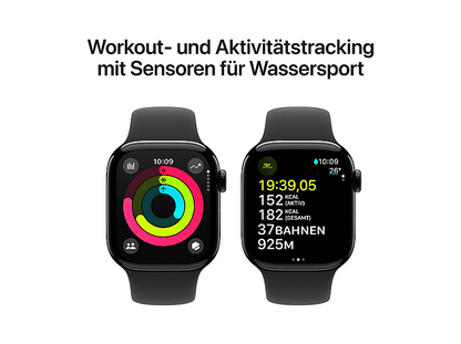 APPLE Watch Series 10 — Smartwatch, Aluminio, Negro, S/M