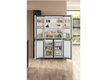 HOTPOINT HAQ9 E2L EF — Frigorífico Multipuerta, Altura 197,6 mm, Grey, No Frost, Dinámico (con ventilador)
