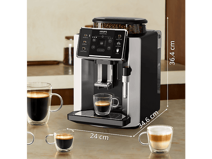 KRUPS Sensation C90 EA910E10 — Cafetera superautomática, 1450 W, 1.7 L, 6 programas, Autolimpieza