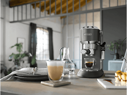 DELONGHI EC785.GY — Cafetera express, 1300 W, 15 bar, 2 tazas, beige
