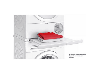 BOSCH WTR85V91ES — Secadora, 8 kg, Blanco, Bomba de calor