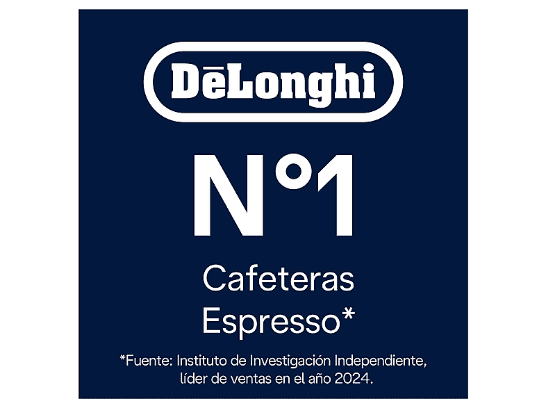 DE LONGHI — Cafetera superautomática, 1450W, De'Longhi Magnifica Start Milk, ECAM220.80.SB, 15bar