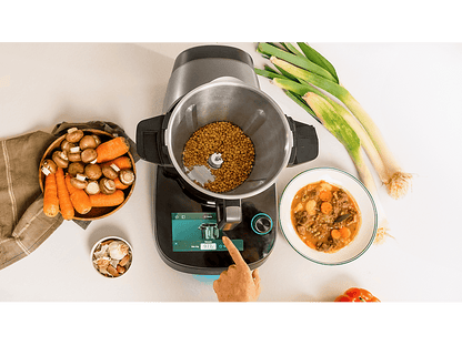CECOTEC Mambo CooKing Total Gourmet — Robot de cocina, 2200W, Dispensador, Autolimpieza, Inox