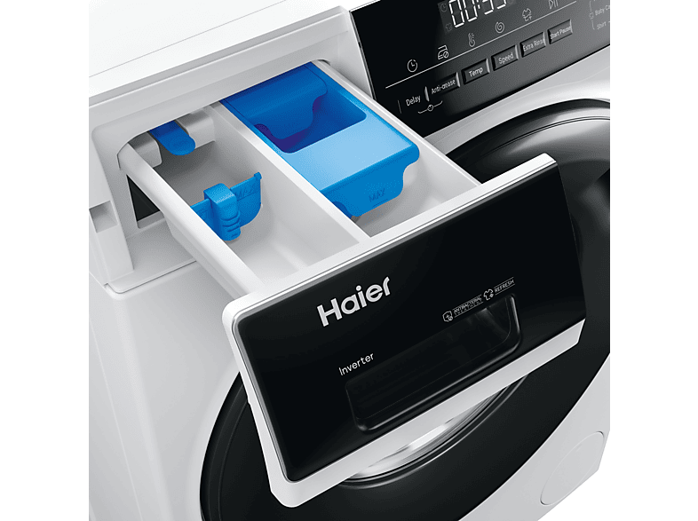 HAIER I-Pro Series 3 HW90-BP14939-S — Lavadora carga frontal, 9kg, Antibacterias, Blanco, 1400rpm