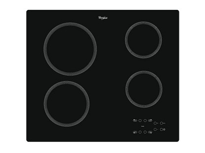WHIRLPOOL AKT 801/NE — Placa de inducción, 580 mm, Negro, 4 zonas