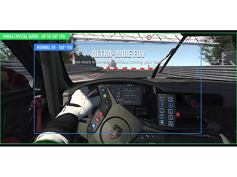 PIMAX Crystal SUPER — Gafas realidad virtual