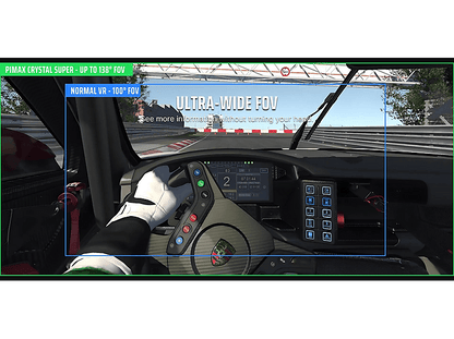 PIMAX Crystal SUPER — Gafas realidad virtual