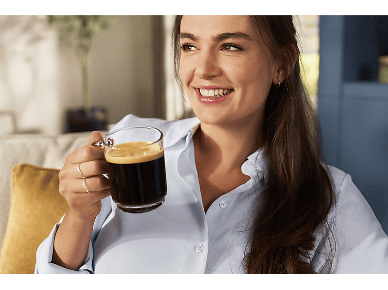 PHILIPS 3300 Series EP3321/40 — Cafetera superautomática, 1500 W, Negro, Tecnología AquaClean, 2 tazas