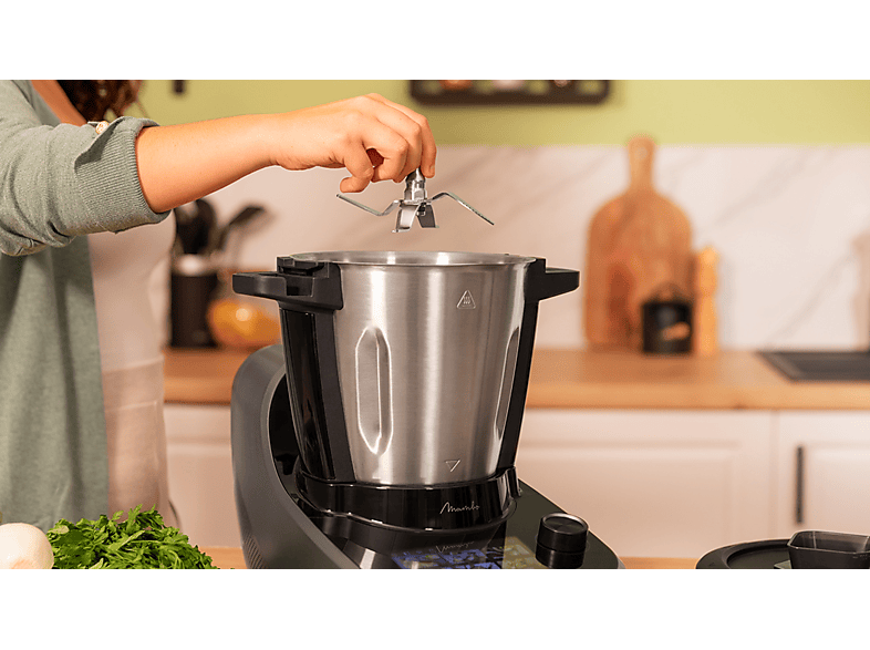 CECOTEC Mambo Touch con Jarra Habana — Robot de cocina, 1600W, Negro, 3.3 l, 37 Funciones