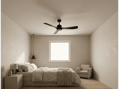 PURLINE TiomanD132C0365189 — Ventilador de techo, 6 velocidades, Negro