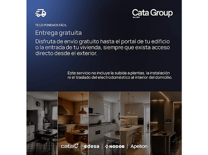 CATA 2078801 JUNO+ 7000 GWH. — Campana decorativa, 6 velocidades, 562 m³/h, 70 cm, Blanco
