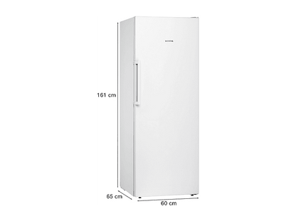 SIEMENS GS29NVWEP — Congelador vertical, 1610 mm, Blanco, 200 l