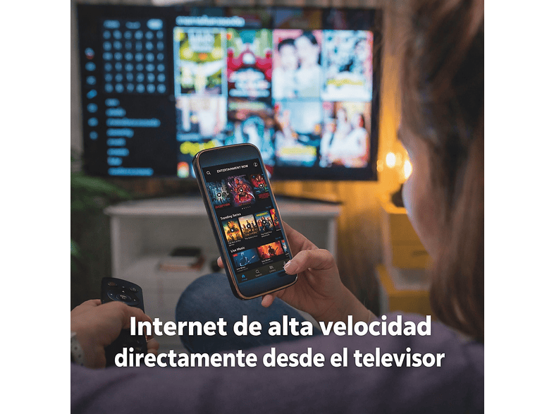 CELLO C24TZR-VOY — TV LED 24", Negro, HD-ready, Smart TV, DVB-T2 (H.265)