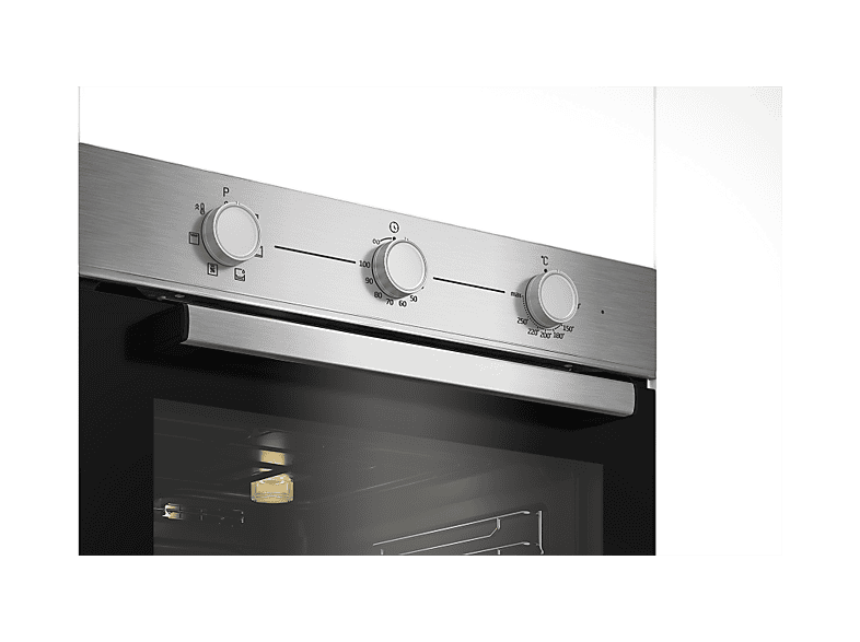 BEKO BBSE12120XD — Pack Horno + Placa, 59 cm, Inox, Horno Multifunción, 72 l