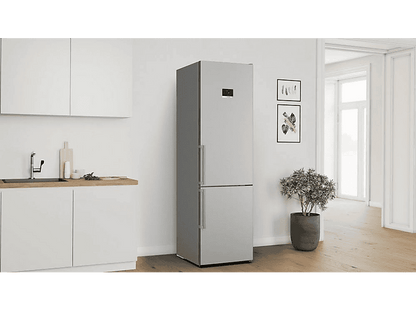 BOSCH KGN397ICT — Frigorífico combi, Altura 203 cm, Inox, No Frost, Capacidad 363 l