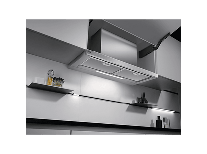AEG Serie 5000 Extractor DPE5960M — Campana extraíble, 3 velocidades, 445 m³/h, 900 mm, Grey