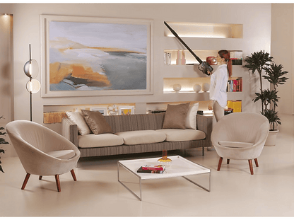 HOOVER HF401P 011 — Aspirador sin bolsa, 190 W, Bicolor, Potencia de succión 80 AirWatt, Depósito 0,7 l