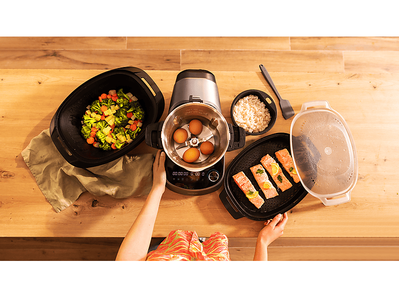 CECOTEC Mambo 11090 Habana — Robot de cocina, 1600W, Negro, 3.3 l, 37 funciones
