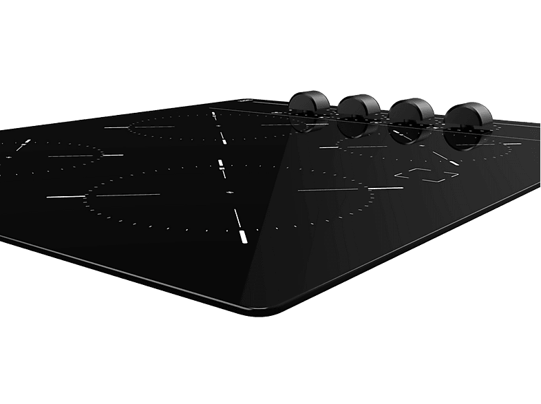 TEKA TBC 64000 XFL — Placa vitrocerámica, Zona grande 18 cm, 60 cm, Negro, 4 zonas