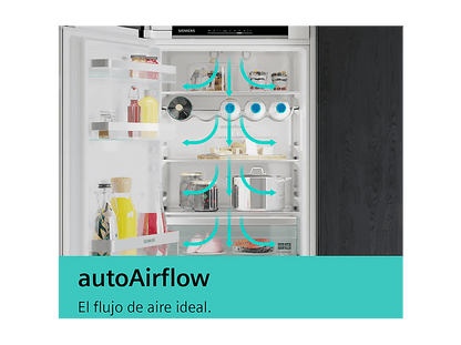 SIEMENS KI86NHFE0 — Frigorífico combi, Altura 177,2 cm, Blanco, No Frost, Capacidad 260 l