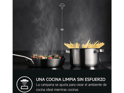 AEG TI63IQ30FB — Placa inducción, Zona grande 28 cm, 59 cm, Negro, 3 zonas