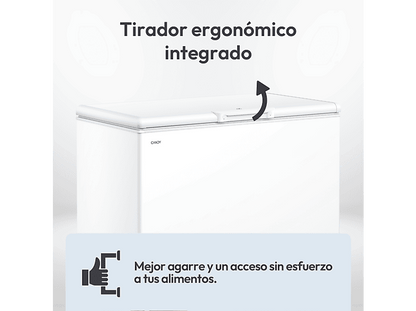 CANDY CCHH 3012E — Congelador horizontal, 840 mm, Blanco, 300 l