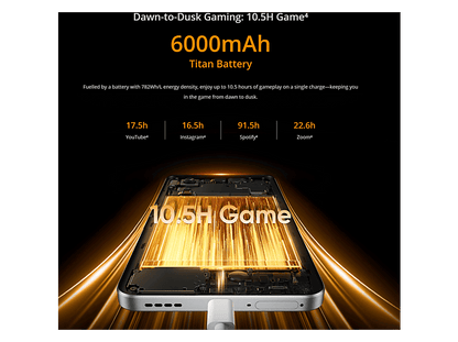 REALME 14 — Smartphone, Plata, 256 GB, 8 GB RAM, 120 Hz