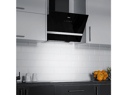 CIARRA VM6736HB — Campana Decorativa, 4 velocidades, 650 m³/h, 595 mm, Negro