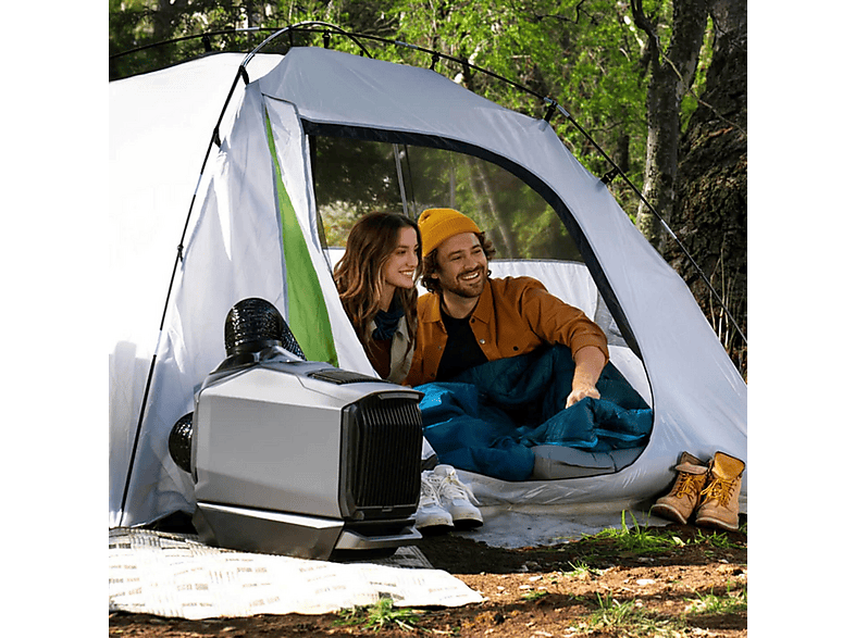 ECOFLOW WAVE 3 — Aire acondicionado portátil, 330 m³, Negro, 6100 fg/h, 65 dB(A)