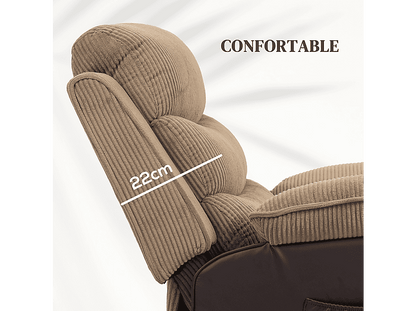 HOMCOM 713-178V92BN — Sillón levanta personas, 46 kg, Marrón