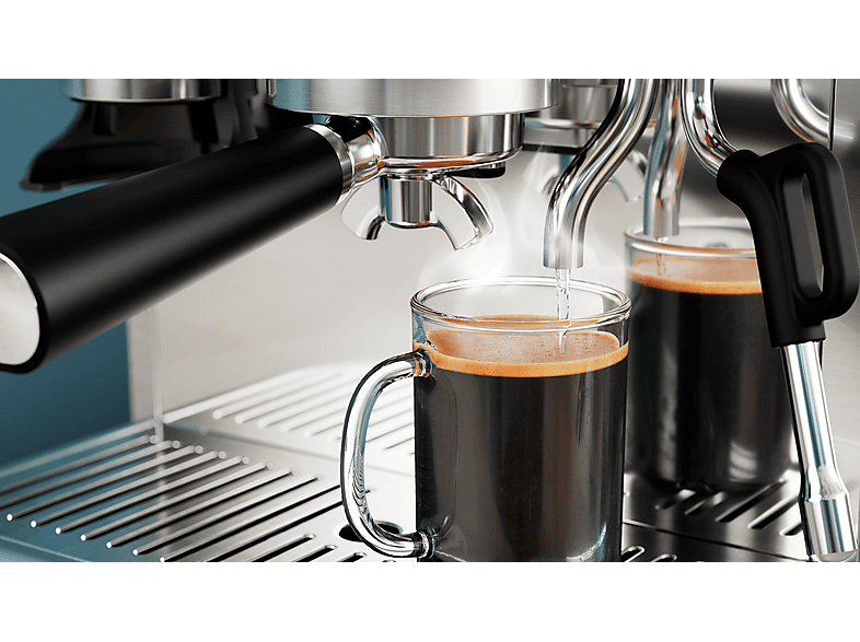 PHILIPS Barista Brew PSA3228/01 — Cafetera express, Molinillo integrado, Prensador calibrado premium, doble container de café, Capacidad 2,3l