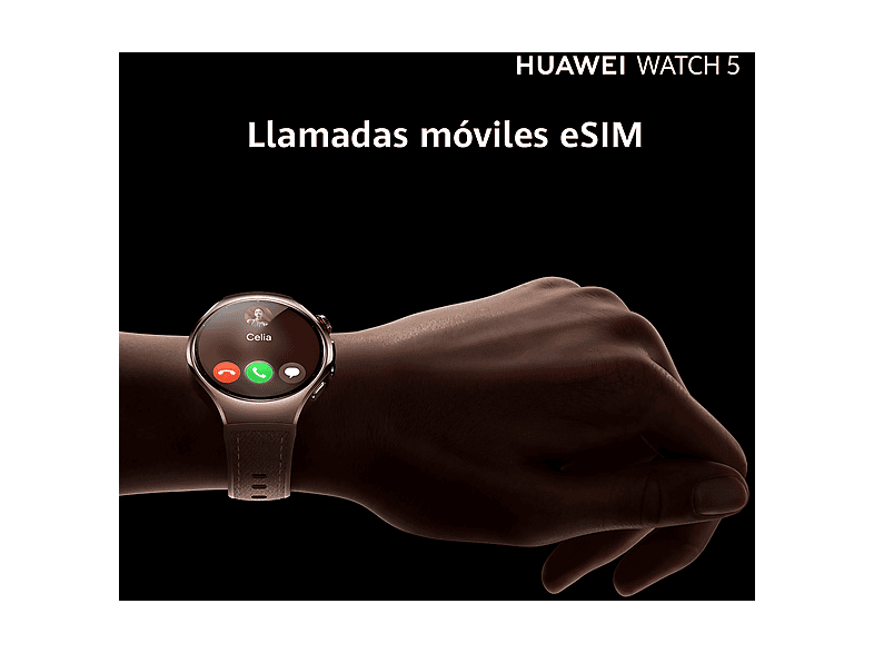 HUAWEI Watch 5 — Smartwatch, 46mm, 32 GB, Negro, NFC