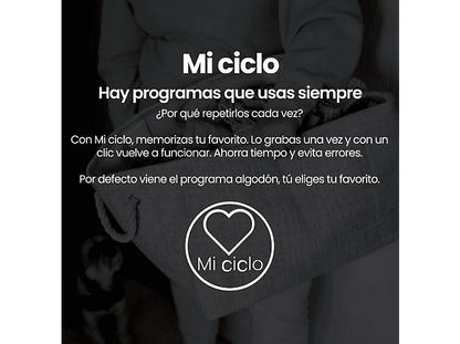 INFINITON SD-BC9DWP — Secadora Bomba de Calor, 9 kg, 16 programas, Blanco