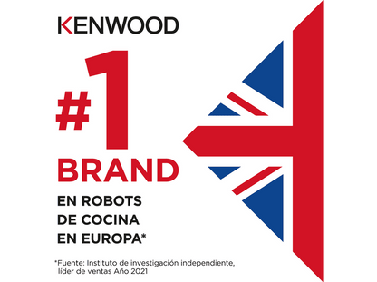 KENWOOD- — Robot de cocina, 1000 W Bol de 5 l, Rojo, Kenwood kMix KMX750RD, Amasadora de repostería