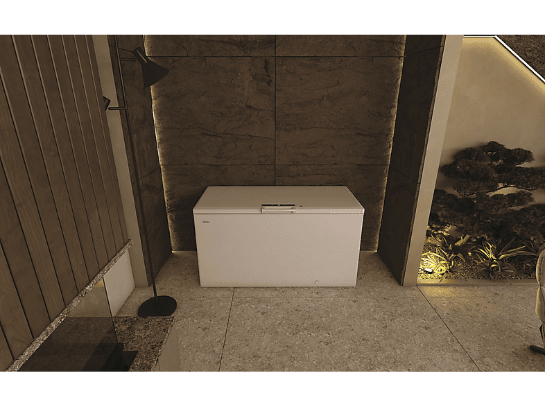 HAIER HCE520E — Congelador horizontal, 890 mm, Blanco