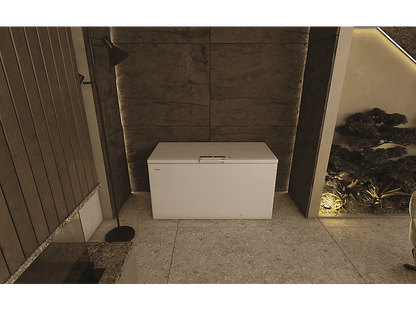 HAIER HCE520E — Congelador horizontal, 890 mm, Blanco