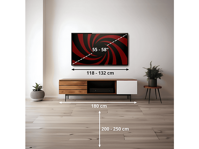 HISENSE A7Q 55A7Q — TV LED, Black, UHD 4K, Smart TV, DVB-T2 (H.265)