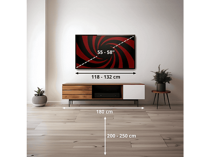 HISENSE A7Q 55A7Q — TV LED, Black, UHD 4K, Smart TV, DVB-T2 (H.265)