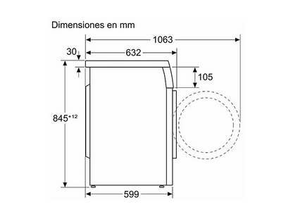 BALAY 3TS993BT — Lavadora carga frontal, 9 kg, 15 programas, Blanco, 1151 rpm