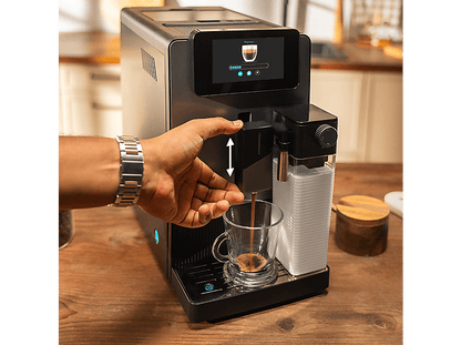 CECOTEC Cremmaet Latte — Cafetera superautomática, 1300 W, Negro, 19 bar, 400 ml