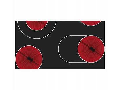 WHIRLPOOL AKT 8130 BA — Placa de vitrocerámica, 580 mm, Negro, 4 Fuegos zonas