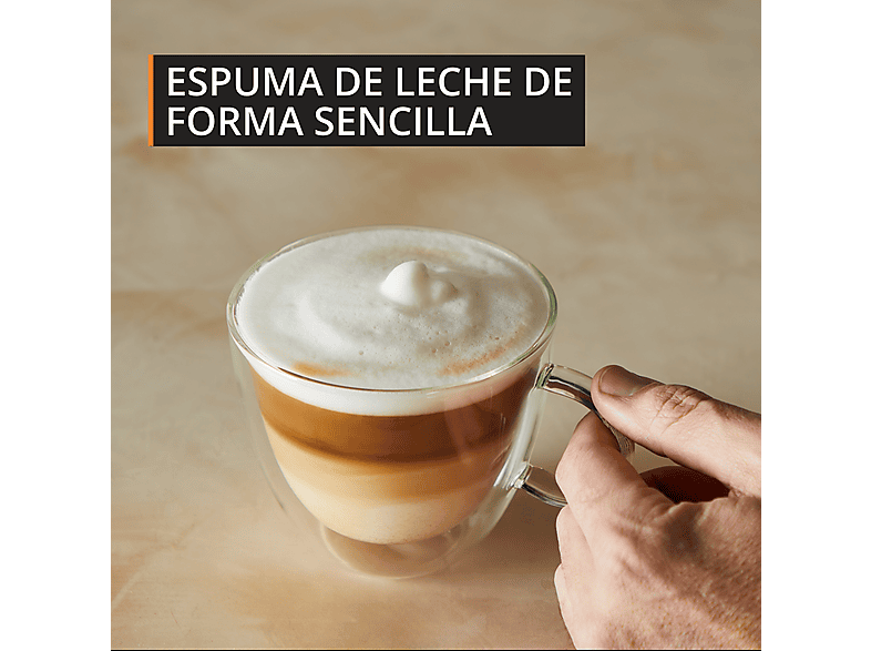 KRUPS My Coffee EA201B — Cafetera superautomática, Táctil, Molinillo, Compacta, Gris