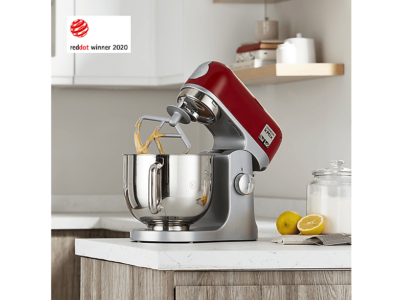 KENWOOD- — Robot de cocina, 1000 W Bol de 5 l, Rojo, Kenwood kMix KMX750RD, Amasadora de repostería