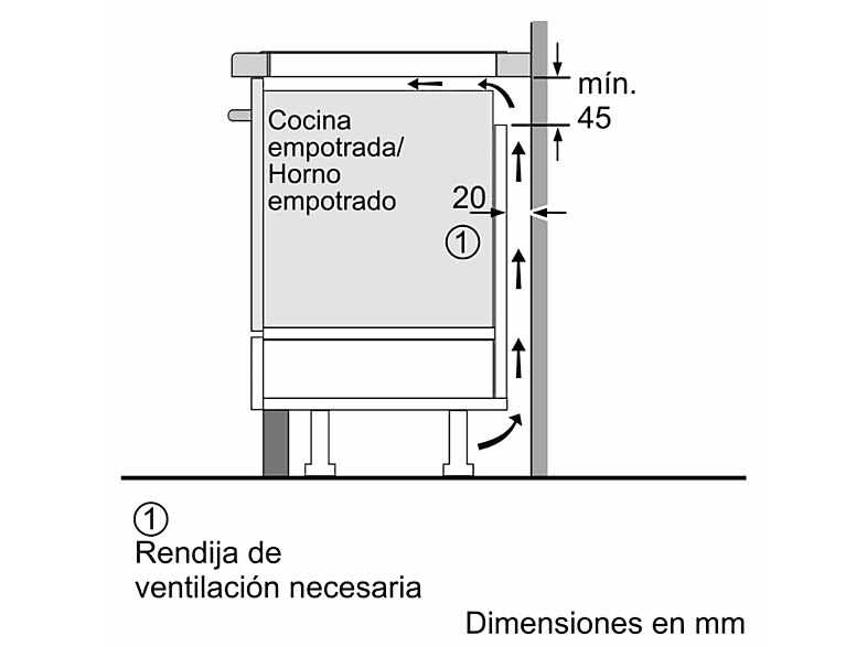 BOSCH PIE875HC1E — Placa inducción, 28 cm, 80 cm, Negro, 4 zonas