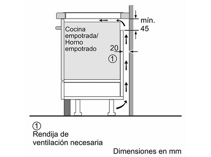 BOSCH PIE875HC1E — Placa inducción, 28 cm, 80 cm, Negro, 4 zonas