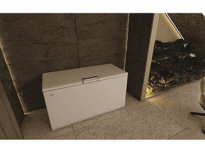 HAIER HCE520E — Congelador horizontal, 890 mm, Blanco