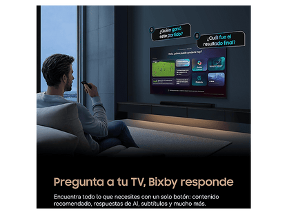 SAMSUNG TQ83S83HAEXXC — TV OLED 83", Negro, OLED 4K, NQ4 AI Gen2 Processor, Smart TV
