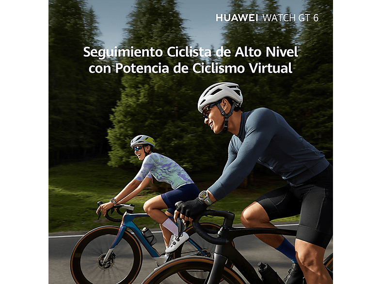 HUAWEI Watch GT6 — Smartwatch, 41mm, Bluetooth, Blanco, Pantalla AMOLED
